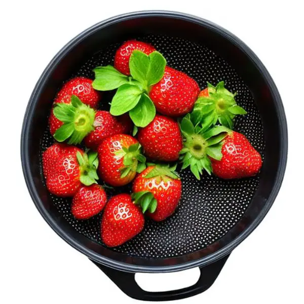 Judibell strawberries in a bowl