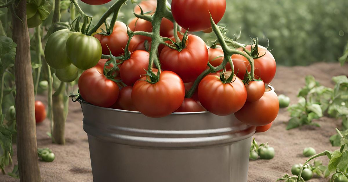 How to grow tomatoes in buckets